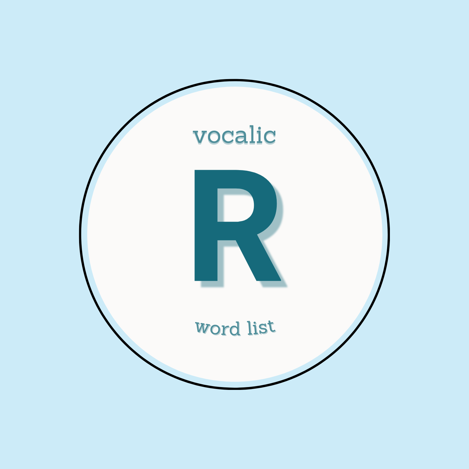 vocalic r words