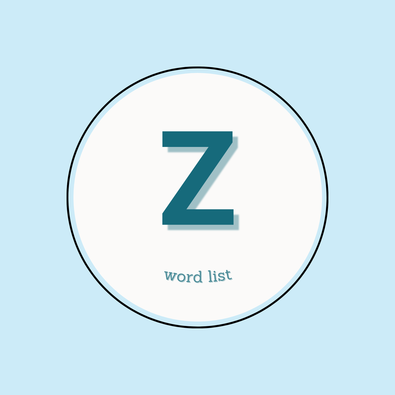 z word list